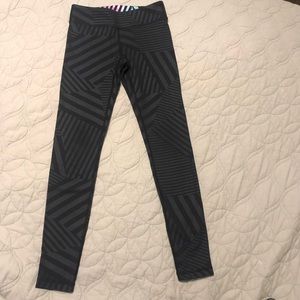 Ivivva rhythmic tights black size 8